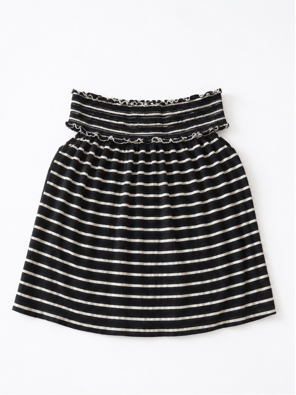 Max Studio Black and White Off Shoulder Blouse